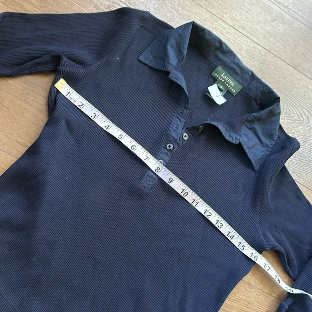 Lauren Ralph Lauren Dark Blue Polo Shirt ! Small